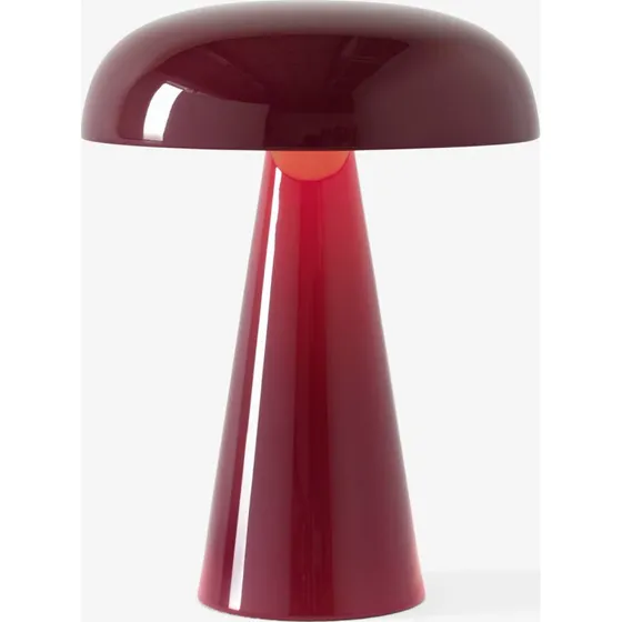 &Tradition Lampe à poser portable Como SC53 Rouge Brun