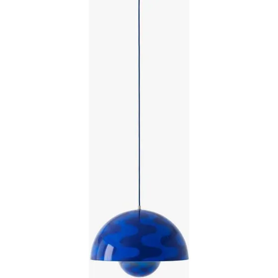 &Tradition Suspension Flowerpot VP2 Bleu Crépuscule 50 cm