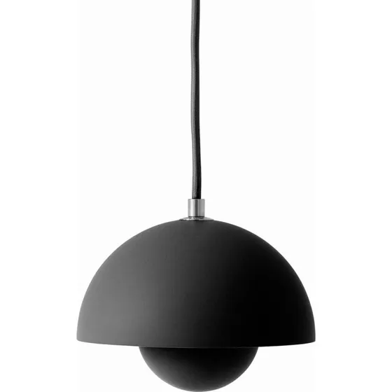 &Tradition Suspension Flowerpot VP10 Noir Mat Ø 16 cm