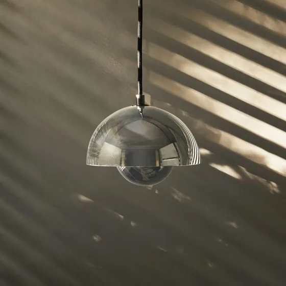 &Tradition Suspension Flowerpot VP10 Chrome Ø 16 cm
