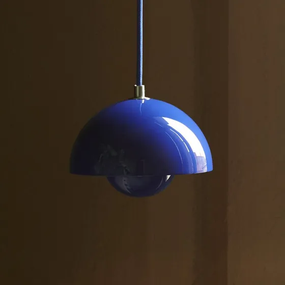 &Tradition Suspension Flowerpot VP10 Bleu Cobalt