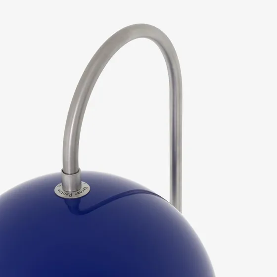&Tradition Lampadaire Flowerpot VP12 Bleu Cobalt