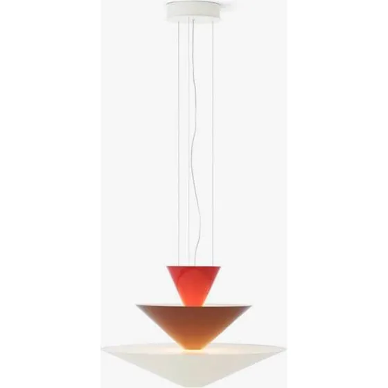 &Tradition Suspension Gio LN14 Ø60 cm - Rouge/Bordeaux/Écru