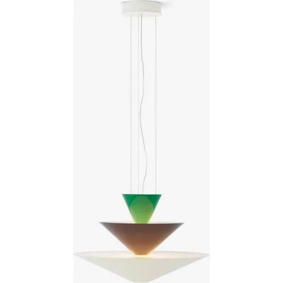 &Tradition Suspension Gio LN14 Ø60 cm - Vert/Bleu/Blanc