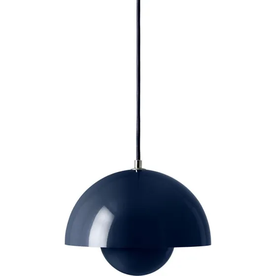 &Tradition Flowerpot VP1 Suspension Bleu Acier