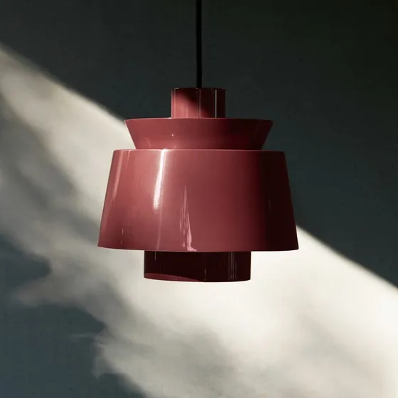 &Tradition Utzon JU1 Suspension Rouge Foncé Ø 22 cm