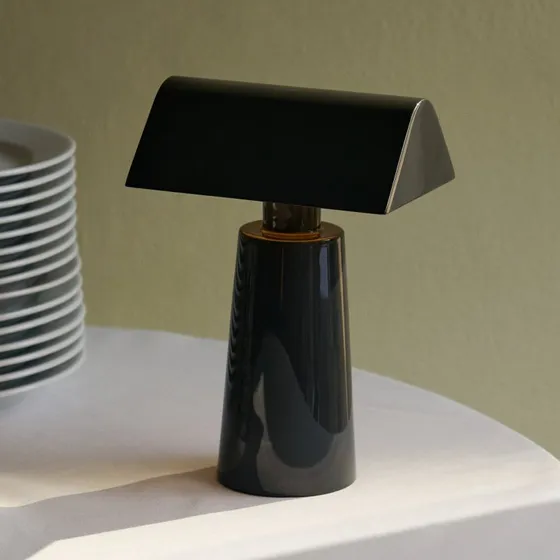 &Tradition Lampe à poser rechargeable Caret MF1 Anthracite