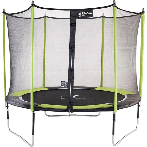 Jumpi Trampoline 300 cm Vert/Noir + Filet de Sécurité