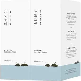 Round Lab 1025 Dokdo Set - Toner & Lotion (2 x 200ml)