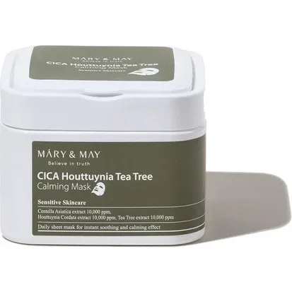 Mary & May Masque Apaisant Tea Tree CICA Houttuynia - 30 Pièces