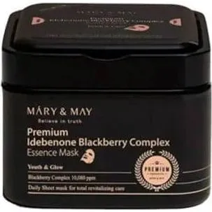 Mary & May Premium Idebenone Blackberry Complex - 20 Masques