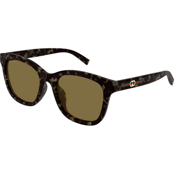 Gucci GG1984SK Lunettes de Soleil Rondes Havane Marron Femme