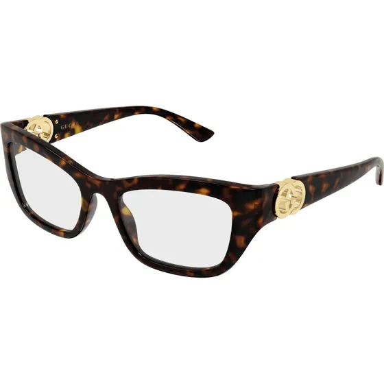 Gucci GG2125O-002 - Lunettes de vue œil de chat Havane