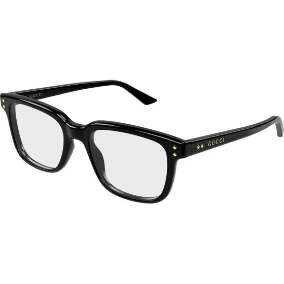 Gucci GG2131O-009 : Lunettes de vue Homme Carrées en Acétate Noir