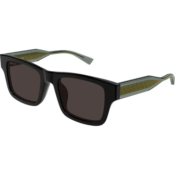 Gucci Homme GG2072SA Lunettes de Soleil Carrées en Acétate Noir