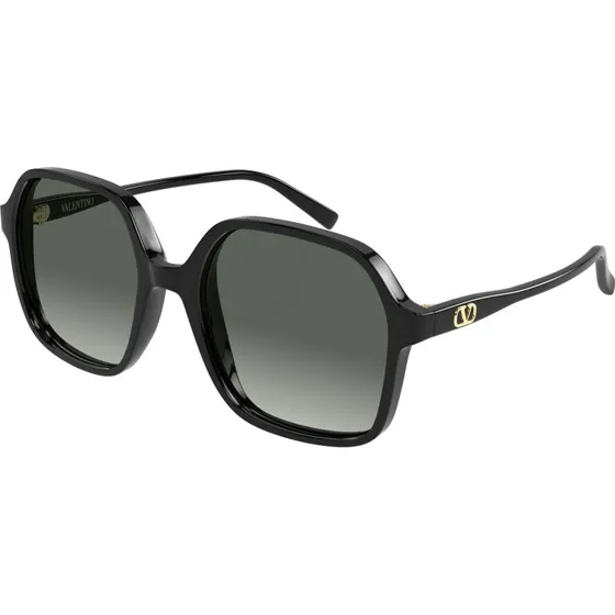 Valentino VG0018S Lunettes de Soleil Carrées Acétate Noir