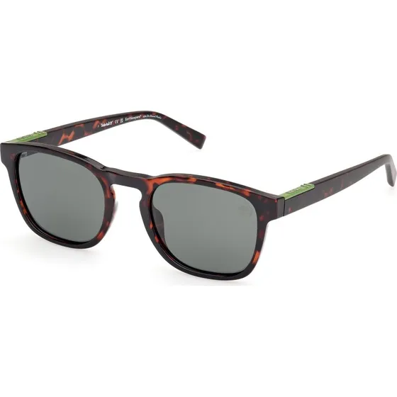 Lunettes Timberland TB00007 Miel Foncé Verres Polarisés Vert