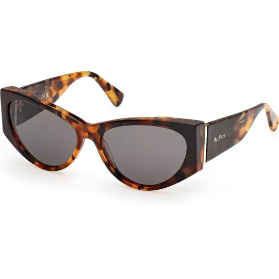 Max Mara MM0132 HINGE-1 Lunettes de Soleil Cat Eye Havana