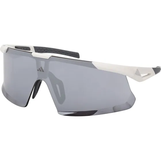 Adidas Sport SP0106 Lunettes de Soleil Miroir Gris et Blanc