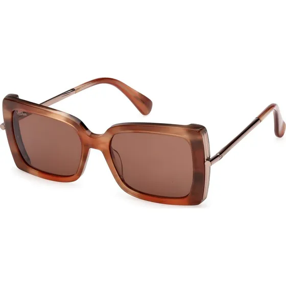 Max Mara MM0166 ROQUEBRUNE Lunettes de Soleil Papillon Orange et Marron