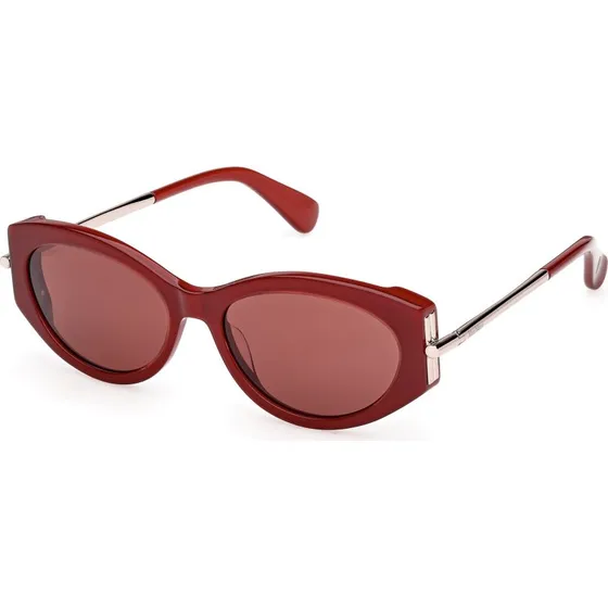 Max Mara MM0167 ROQUEBRUNE Lunettes de soleil Rondes Bordeaux