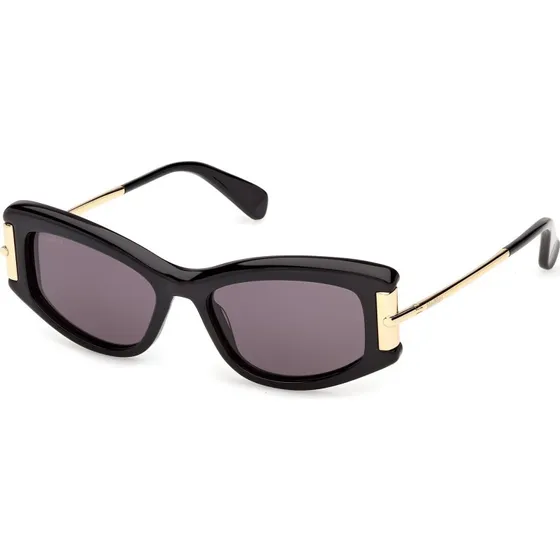 Max Mara MM0189 Lunettes de soleil Cat Eye Noir Fumée
