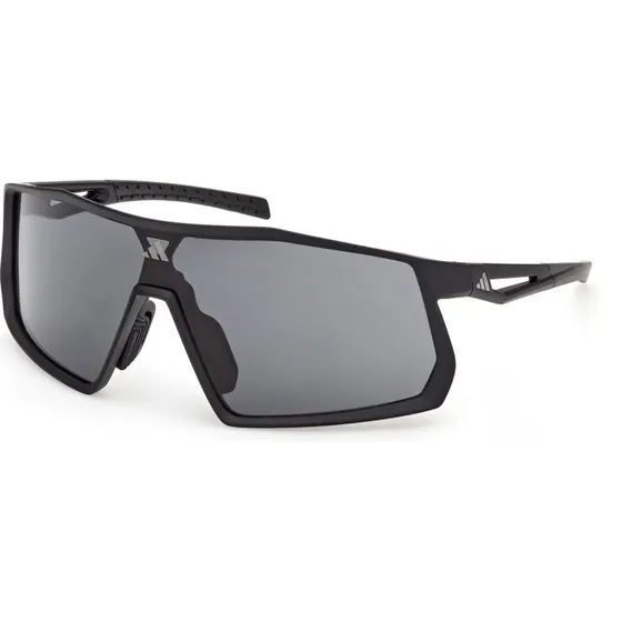 Lunettes adidas Sport SP0123 noires avec verres fumés