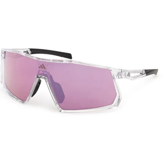 Adidas Sport SP0123 Lunettes de Soleil Miroir Violet Transparent