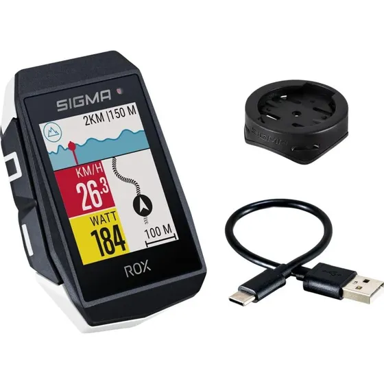 Sigma Rox 11.1 Evo GPS Navigation HR Blanc