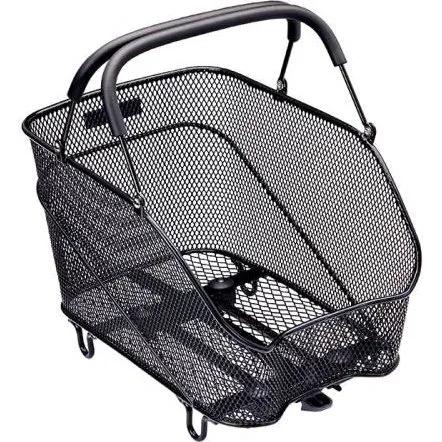 Racktime Trunk Panier Finement Tissé Noir