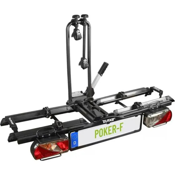 EUFAB Poker-F Porte-vélos 2 vélos pliable basculant