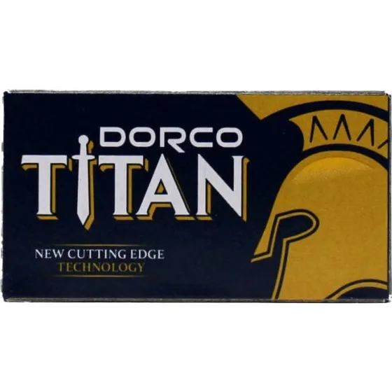 DORCO Titan - 10 Lames de Rasoir Double Tranchant