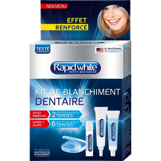 Rapid White Kit de Blanchiment Dentaire