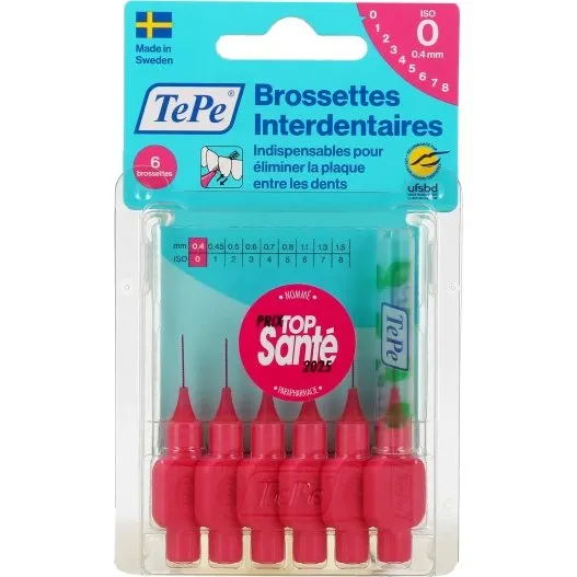 TePe Brossette Interdentaire Bleu 0.6 mm (6 pièces)