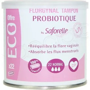 Saforelle Florgynal Tampon Probiotique 22 Normal
