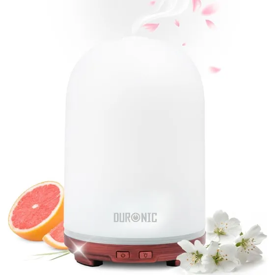 Duronic AD12 Diffuseur d'Arômes 100 ml Bois Clair