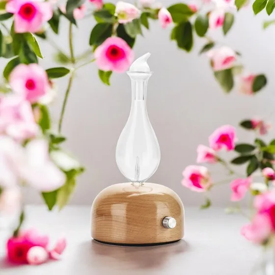 Aurora Diffuseur Nébulisation Froid en Bois FSC & Verre