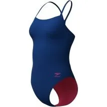 Speedo Maillot de bain Eco+ V-Back 2.0 Femme 34 BLU