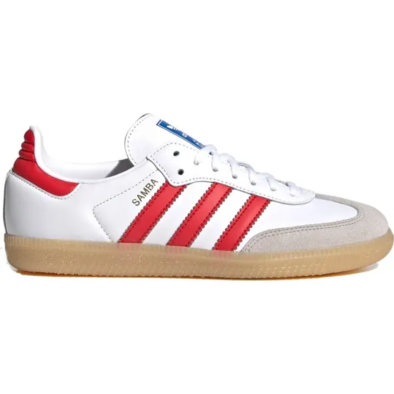 Adidas Samba OG J Blanc Rouge pour Jeunes