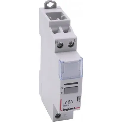 Legrand LEG92710 Télérupteur unipolaire silencieux 16 A 1 module