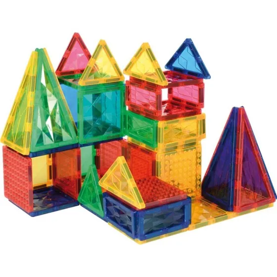 Magnetix 108 Pièces - Jeu de Construction Translucide