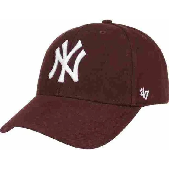 47 Brand Casquette Snapback Yankees MVP Bordeaux