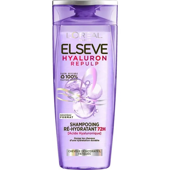 Elseve Hyaluron Repulp Shampoing R-Hydratant 72h 250mL