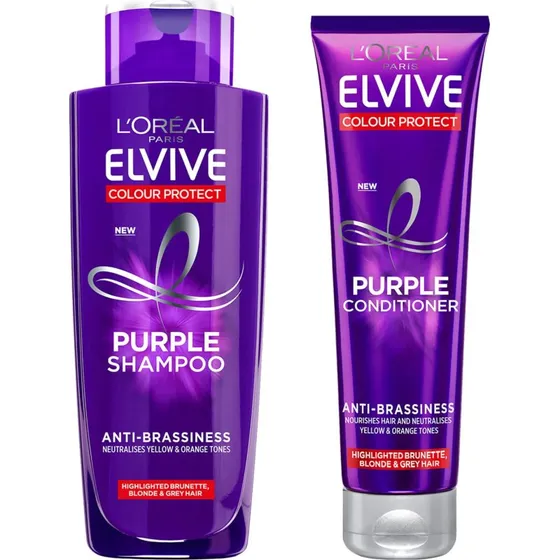 L'Oral Paris Elvive Colour Protect Set Shampooing & Aprs-Shampooing Violet 200ml