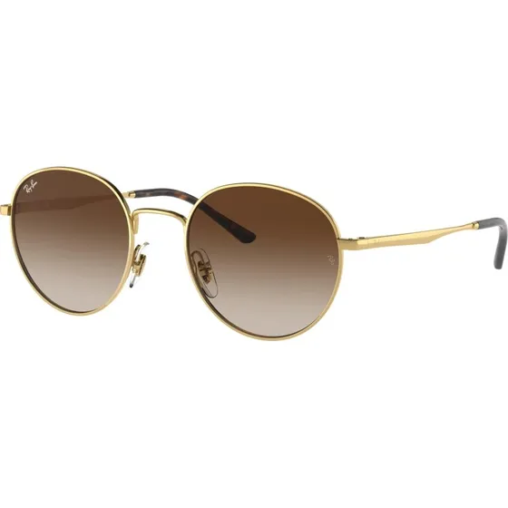 Ray-Ban RB3681 001/13 Lunettes Rondes Métal Doré
