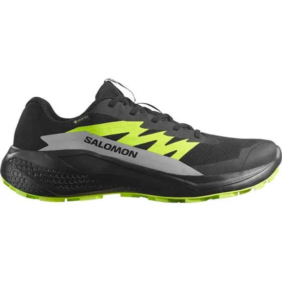 Salomon Alphaglide Gore-Tex Black Alloy Sharp Green - 7.5
