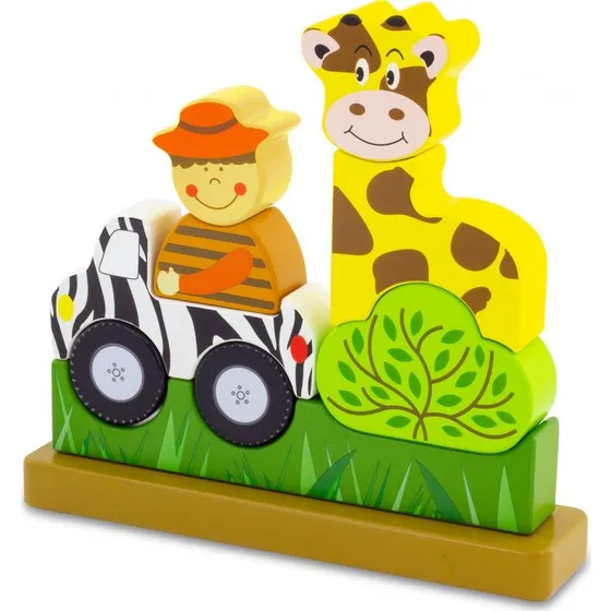 Ulysse Puzzle magnétique Zoo en bois