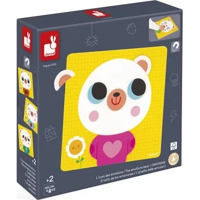 Janod - Jeu magnétique L'Ours des émotions