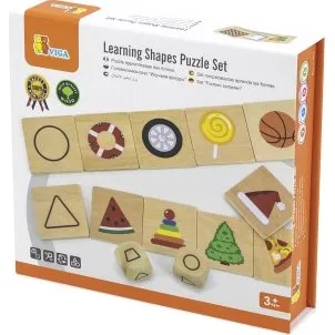 VIGA Puzzle éducatif en bois – Formes correspondantes