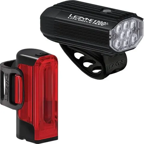 Lezyne Lite Drive 1200+ / Strip Drive Pro 400+ Noir